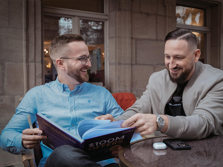 Andreas May und Frederik Jaegers