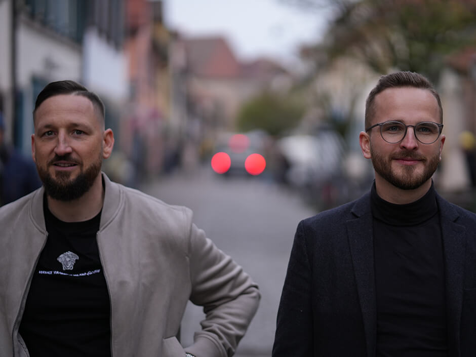 Andreas May und Frederik Jaegers